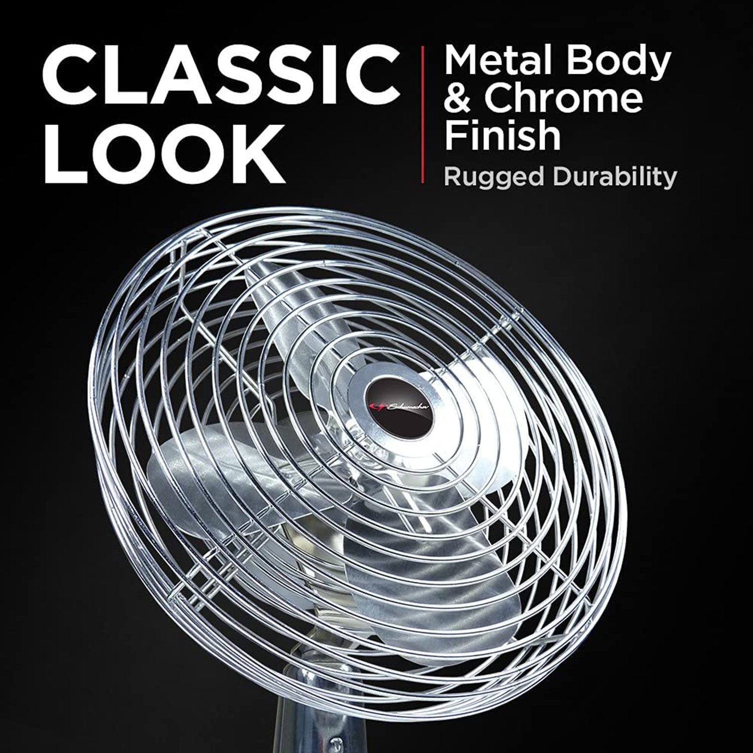 Schumacher 125 Chrome Fan 12V - Imagem 3